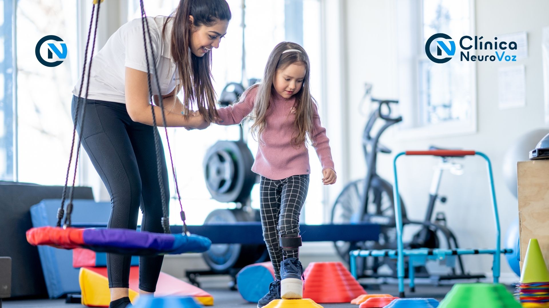 Criança em ambiente terapêutico